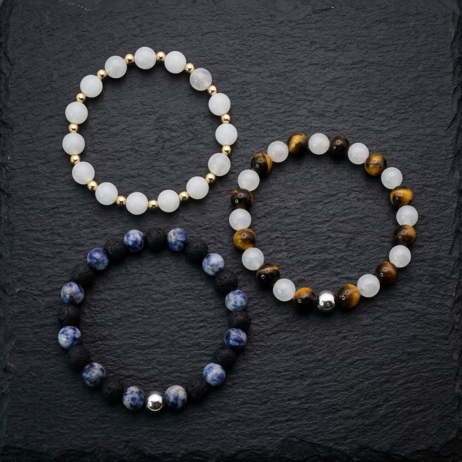 Armbänder mit 8mm Perlen