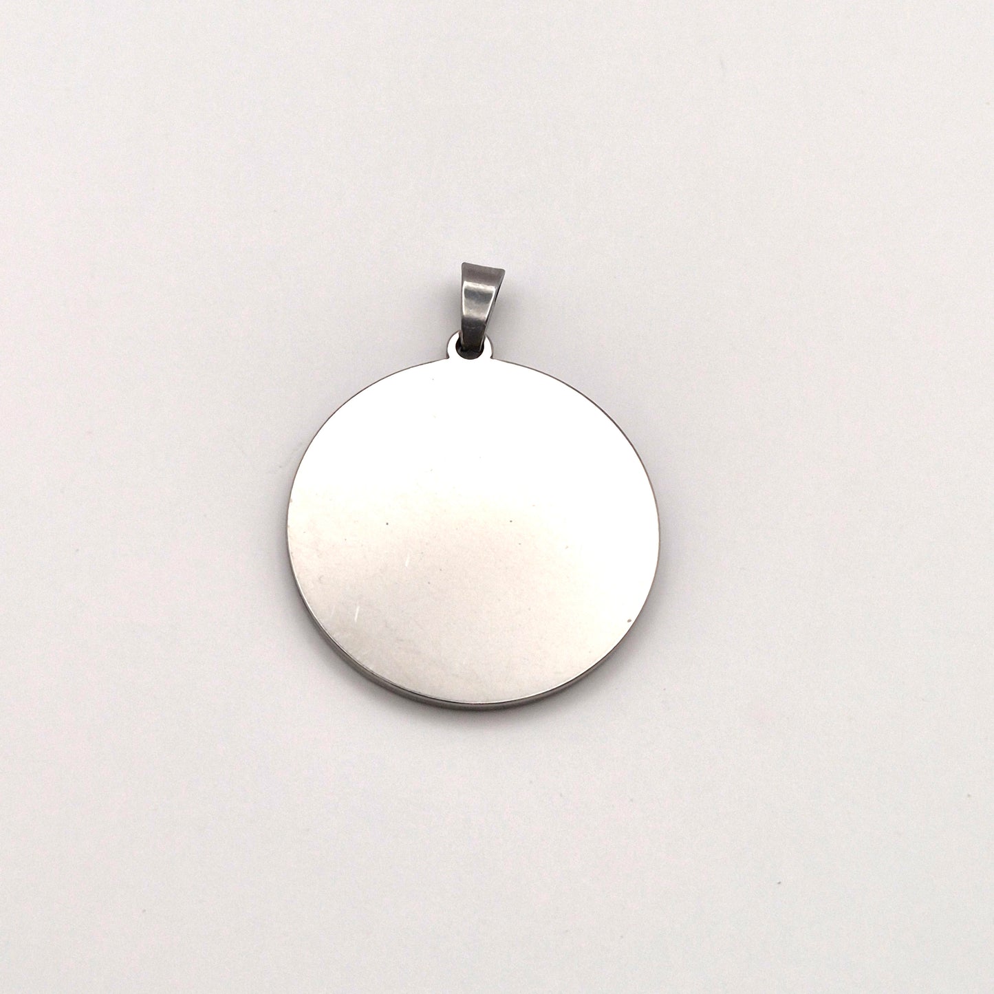 Runder XL Anhänger Nachthauch – Schmuckanhänger in Marmoroptik mit Goldschimmer - mit 45 cm langer Edelstahlkette