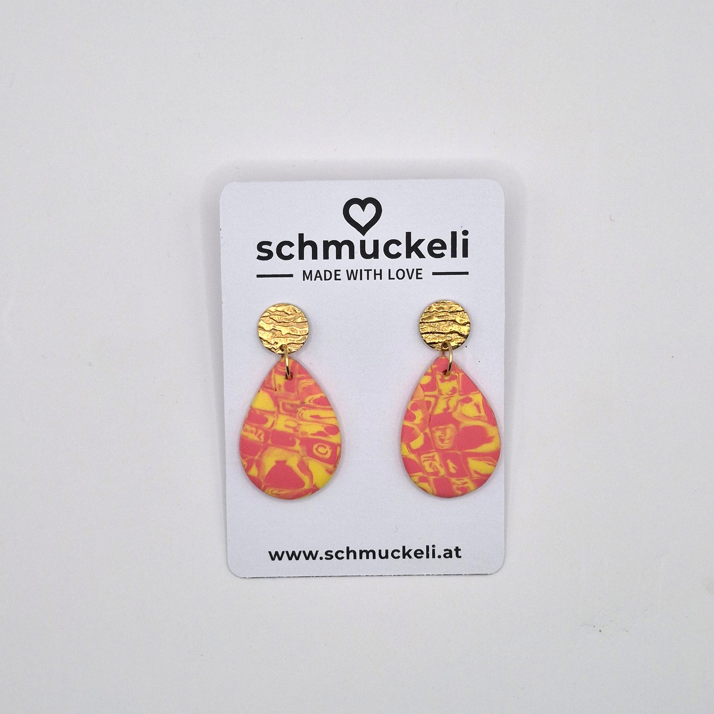 Sonnenglanz – Leichte Ohrringe in Sonnenfarben, handmade & einzigartig