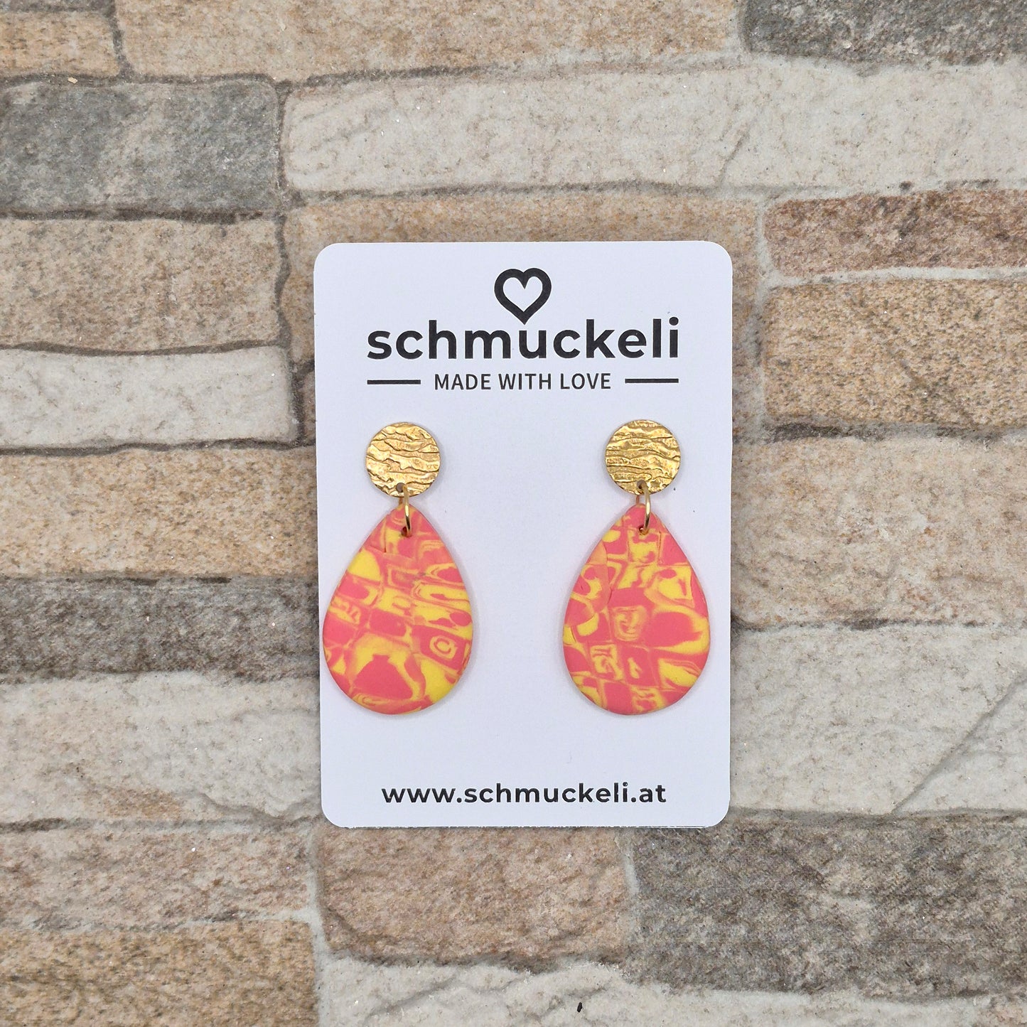 Sonnenglanz – Leichte Ohrringe in Sonnenfarben, handmade & einzigartig