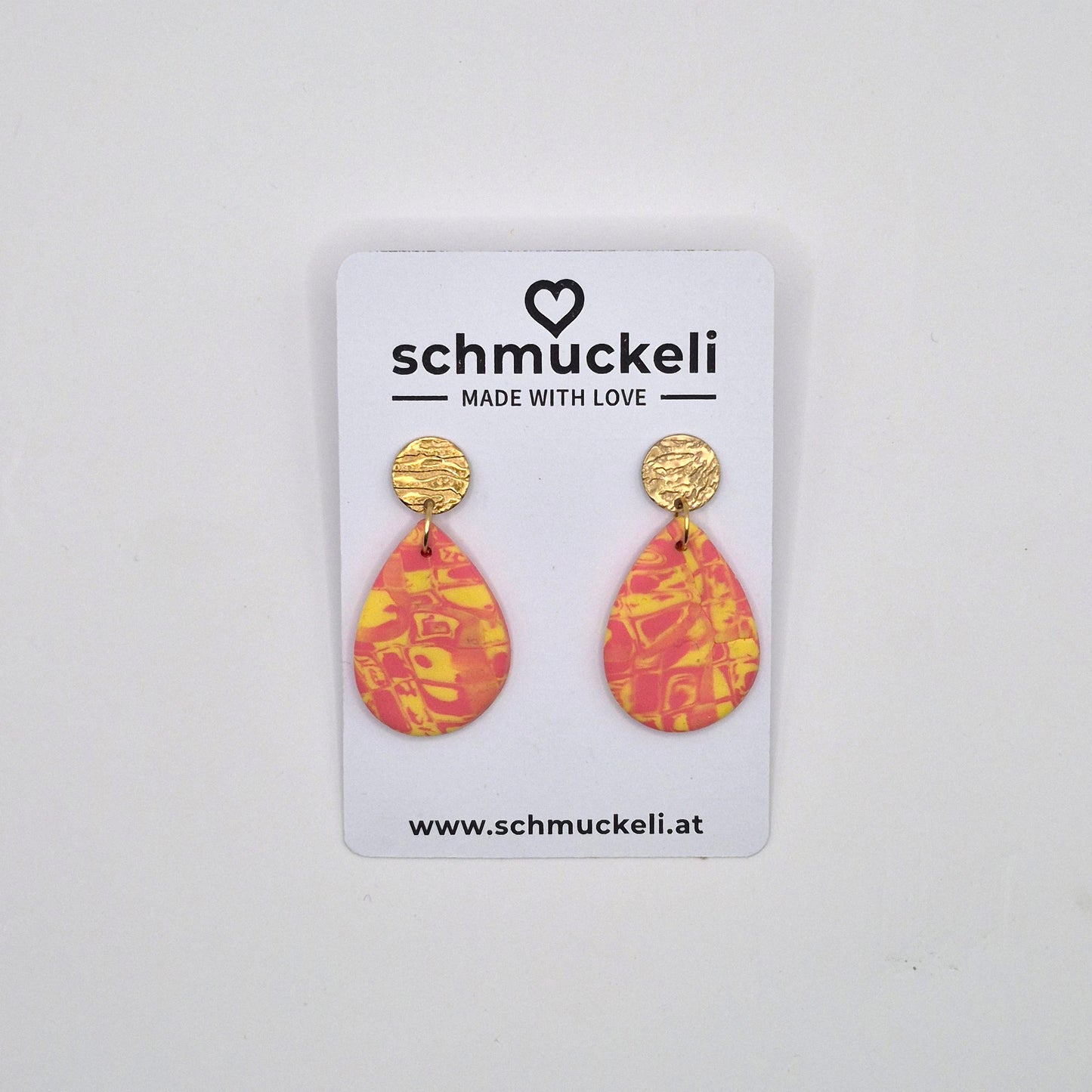 Sonnenglanz – Leichte Ohrringe in Sonnenfarben, handmade & einzigartig