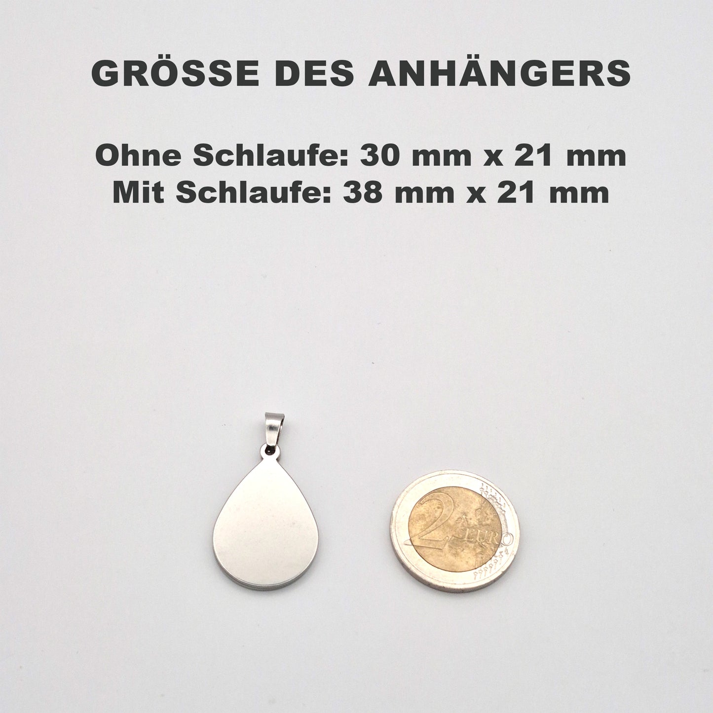 Tropfen Anhänger Waldglanz– Schmuckanhänger wie ein Tanz aus Licht und Blättern, handgefertigt aus Edelstahl & Polymer Clay - mit 45 cm langer Edelstahlkette