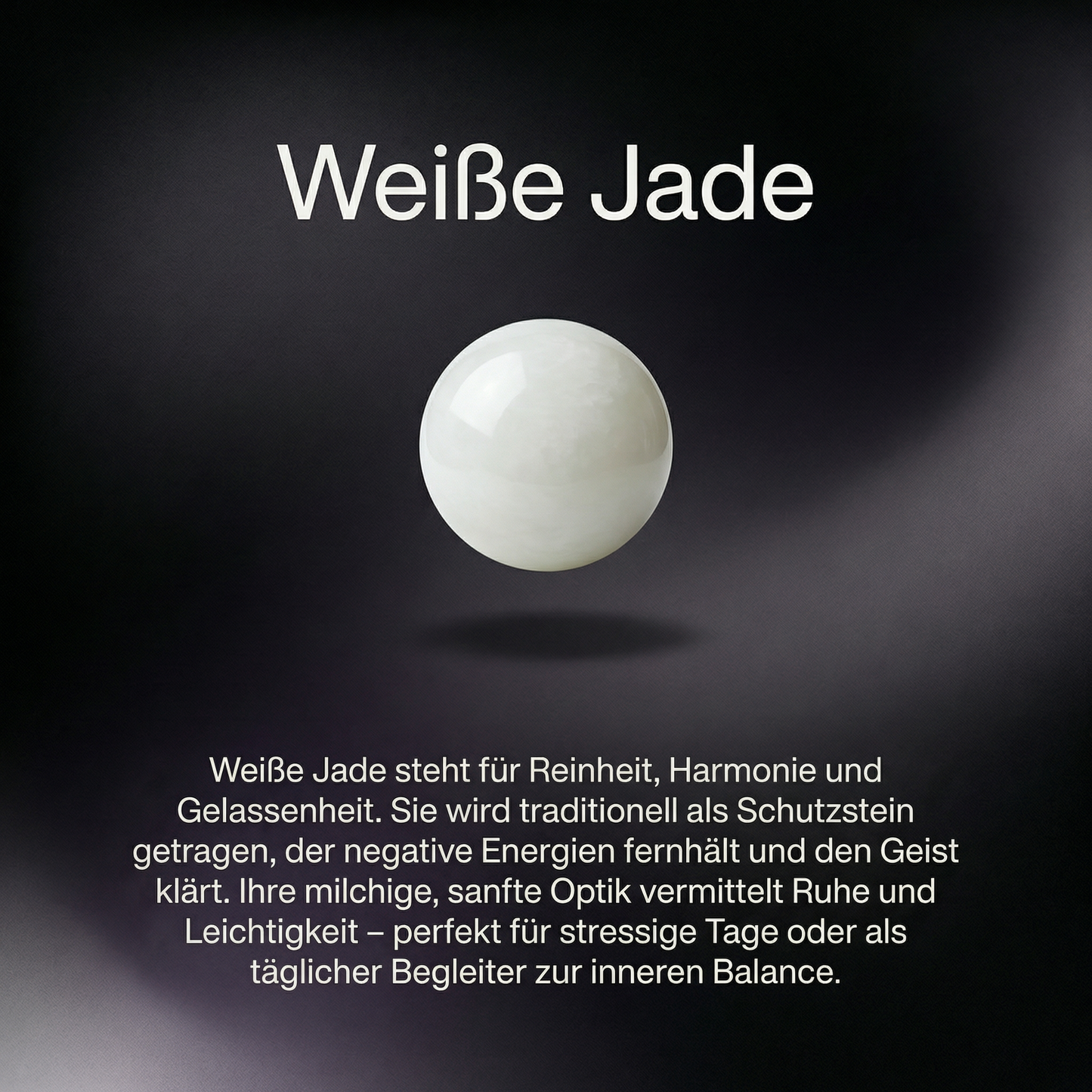 Licht & Schatten – Armband aus Obsidian & weißer Jade mit Edelstahl-Akzent